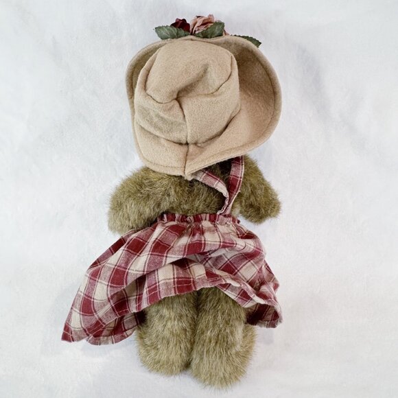 NWT Boyds Aunt Phiddy Bearburn Teddy Bear Plush Brown Jointed LTD 11" 2110/3600 - Picture 8 of 10